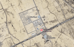 Vue aérienne du camp