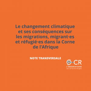 Le changement climatique et ses consequences sur les migrations migrant·es et refugie·es dans la Corne de lAfrique