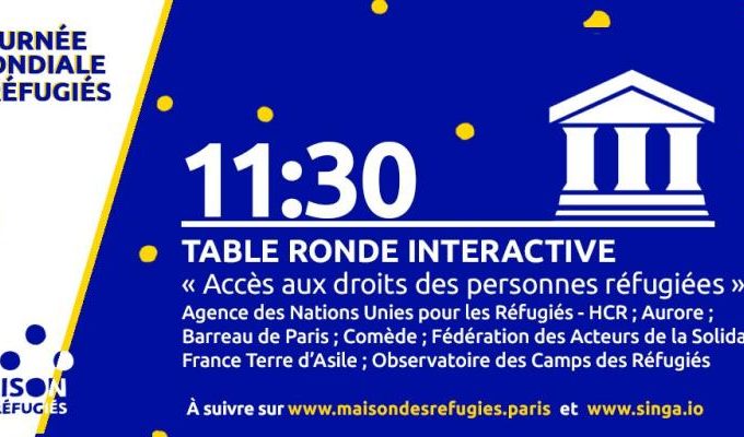Journée mondiale des réfugiés – Événements en ligne