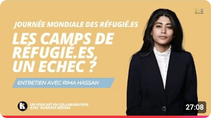 Rencontre avec Rima Hassan, Présidente et Fondatrice de l'Observatoire des Camps de Réfugiés (OCR) 1 Capture decran 2025 09 30 a 17.51.50